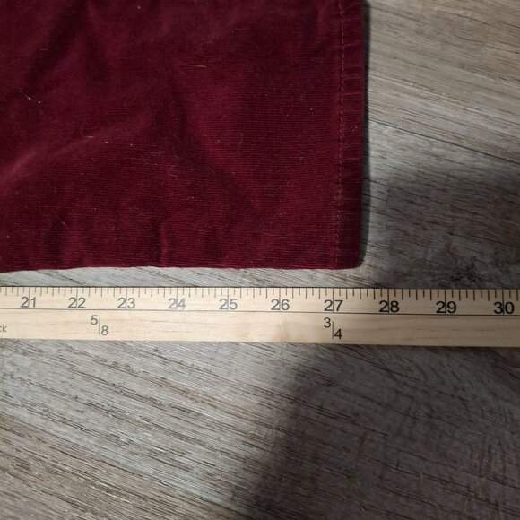Kut From The Kloth Burgundy Corduroy Jeans 10 Skinny Stretch - Picture 6 of 8